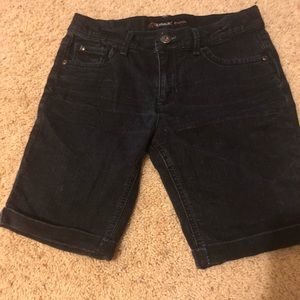 Blue jean shorts